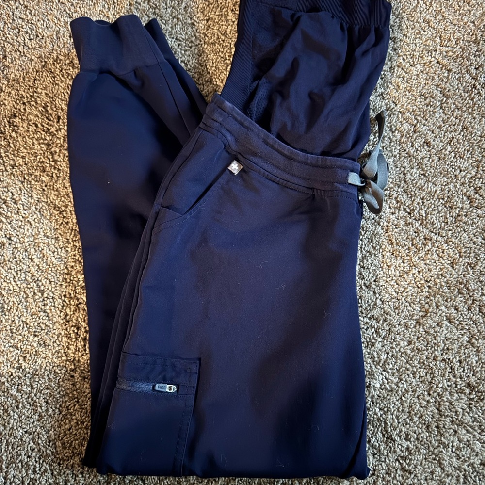 Figs Navy Maternity Scrub Pants